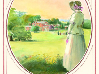 Dear, dear Norland! said Marianne - Jane Austen card on sale at Winchester Cathedral gift shop.
